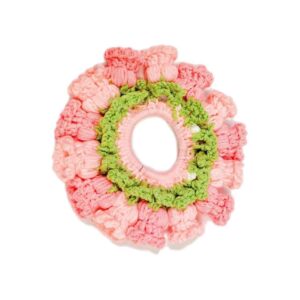 Handmade Crochet Lily Of The Valley Chignon Hair Band - ArtGalleryZen