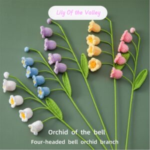 Handmade Crochet Lily Of The Valley Flower - ArtGalleryZen