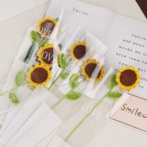 Handmade Crochet Sunflower - ArtGalleryZen