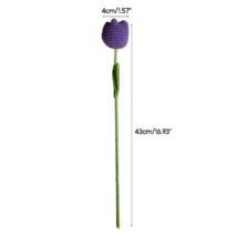 Handmade Crochet Tulip Flower - ArtGalleryZen