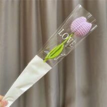Handmade Crochet Tulip Flower - ArtGalleryZen