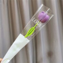 Handmade Crochet Tulip Flower - ArtGalleryZen