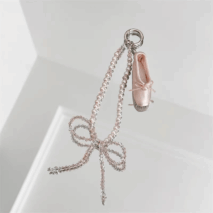 Handmade Crystal Seed Bead Pearl Dance Theatrical Phone Strap - ArtGalleryZen