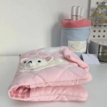 Handmade Cute Korilakkuma A5 A6 Fabric Binder Cover - ArtGalleryZen