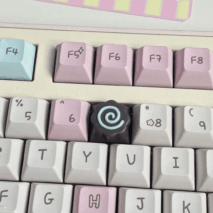 Handmade Cute Narutomaki DIY Keyboard Accessories Resin Keycap - ArtGalleryZen
