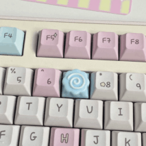 Handmade Cute Narutomaki DIY Keyboard Accessories Resin Keycap - ArtGalleryZen