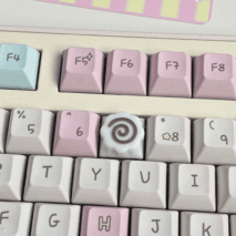 Handmade Cute Narutomaki DIY Keyboard Accessories Resin Keycap - ArtGalleryZen