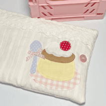 Handmade Pudding Dessert A6 B6 A5 Fabric Book Cover - ArtGalleryZen