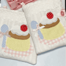 Handmade Pudding Dessert A6 B6 A5 Fabric Book Cover - ArtGalleryZen