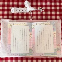 Handmade Pudding Dessert A6 B6 A5 Fabric Book Cover - ArtGalleryZen