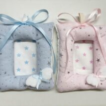 Handmade Wing Star Fabric Photocard Holder Keychain Kpop Card Display - ArtGalleryZen