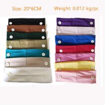 Headband with Buttons for Face Mask Holder - Yoga Sports Workout Turban Headwrap for Doctors Women Men - ArtGalleryZen