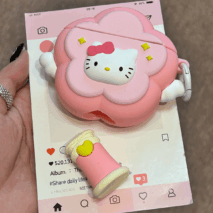 Hello Kitty Magic Wand AirPods Earphone Case - ArtGalleryZen
