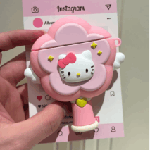 Hello Kitty Magic Wand AirPods Earphone Case - ArtGalleryZen