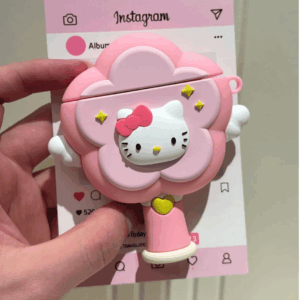 Hello Kitty Magic Wand AirPods Earphone Case - ArtGalleryZen