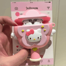 Hello Kitty Magic Wand AirPods Earphone Case - ArtGalleryZen
