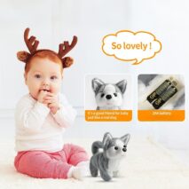 Interactive Plush Puppy Toy - Walking Barking Electronic Pet Dog - ArtGalleryZen