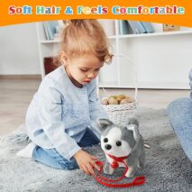 Interactive Plush Puppy Toy - Walking Barking Electronic Pet Dog - ArtGalleryZen