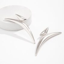 Irregular Gold Silver Plated Statement Earrings - ArtGalleryZen