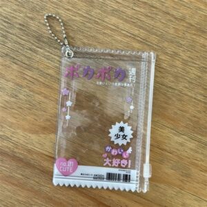 Japanese Style Magazine Candy Bag Kpop Keychain Photocard Holder - ArtGalleryZen