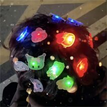 Kawaii 5 Pieces Led Flashing Sanrio Family Hair Clip Set - ArtGalleryZen