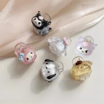 Kawaii 6 Pieces Sanrio Hair Clips Set - ArtGalleryZen