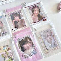 Kawaii Animal Candy Bag Photocard Holder Keychain - PVC Card Case - ArtGalleryZen