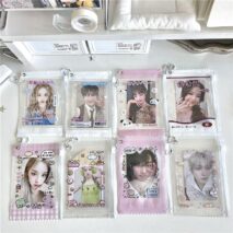 Kawaii Animal Candy Bag Photocard Holder Keychain - PVC Card Case - ArtGalleryZen