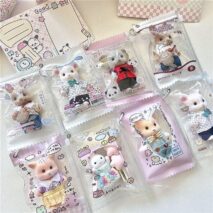 Kawaii Animal Candy Bag Photocard Holder Keychain - PVC Card Case - ArtGalleryZen