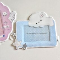 Kawaii Animal Photocard Holder Keychain - PVC Card Display Bag - ArtGalleryZen