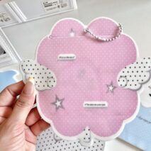 Kawaii Animal Photocard Holder Keychain - PVC Card Display Bag - ArtGalleryZen