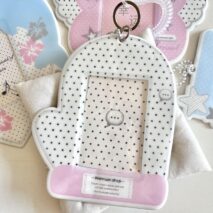 Kawaii Animal Photocard Holder Keychain - PVC Card Display Bag - ArtGalleryZen