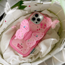 Kawaii Butterfly iPhone Case - ArtGalleryZen