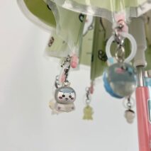Kawaii Chiikawa Hachiware Usagi Raincoat Keychain Doll - ArtGalleryZen