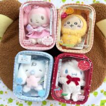 Kawaii Clear Display Bag - Cute Pastel Cartoon Style Keychain Pouch - ArtGalleryZen