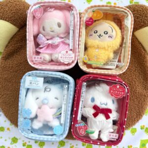 Kawaii Clear Display Bag - Cute Pastel Cartoon Style Keychain Pouch - ArtGalleryZen