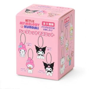 Kawaii Flocked Anime Characters Keychain Doll Blind Box - ArtGalleryZen