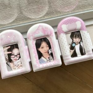 Kawaii Heart Photocard Album - 32 Pocket Mini Card Holder Organizer - ArtGalleryZen