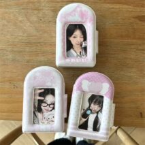 Kawaii Heart Photocard Album - 32 Pocket Mini Card Holder Organizer - ArtGalleryZen