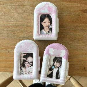 Kawaii Heart Photocard Album - 32 Pocket Mini Card Holder Organizer - ArtGalleryZen