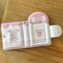 Kawaii Heart Photocard Album - 32 Pocket Mini Card Holder Organizer - ArtGalleryZen