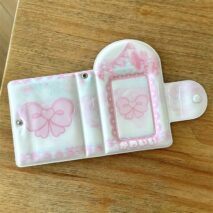 Kawaii Heart Photocard Album - 32 Pocket Mini Card Holder Organizer - ArtGalleryZen