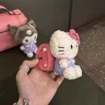 Kawaii Hello Kitty backpack Plush AirPods Earphone Case - ArtGalleryZen