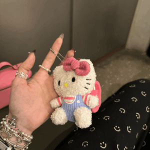 Kawaii Hello Kitty backpack Plush AirPods Earphone Case - ArtGalleryZen