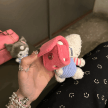 Kawaii Hello Kitty backpack Plush AirPods Earphone Case - ArtGalleryZen