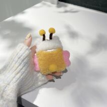 Kawaii Hello Kitty Bee Plush AirPods Earphone Case - ArtGalleryZen
