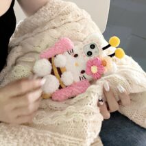 Kawaii Hello Kitty Bee Plush iPhone Case - ArtGalleryZen
