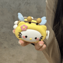 Kawaii Hello Kitty Bee Silicone AirPods Earphone Case - ArtGalleryZen