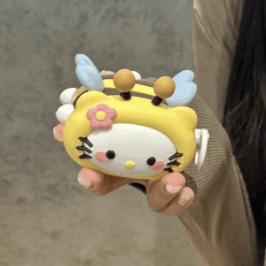Kawaii Hello Kitty Bee Silicone AirPods Earphone Case - ArtGalleryZen