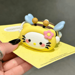 Kawaii Hello Kitty Bee Silicone AirPods Earphone Case - ArtGalleryZen